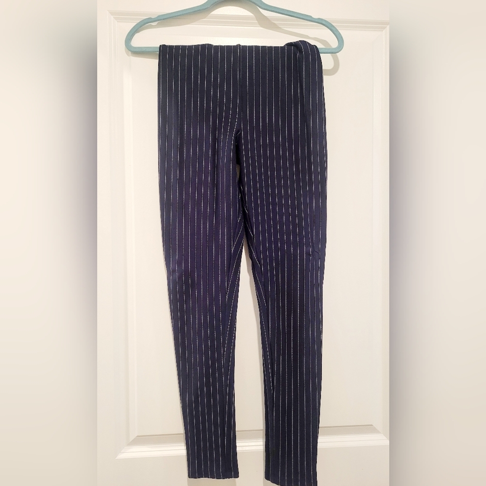 Forever 21 Men's Dark Blue Striped Pants